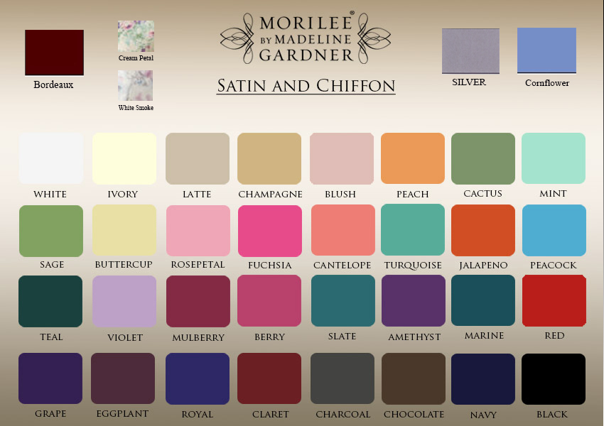Satin Chiffon ALL colours