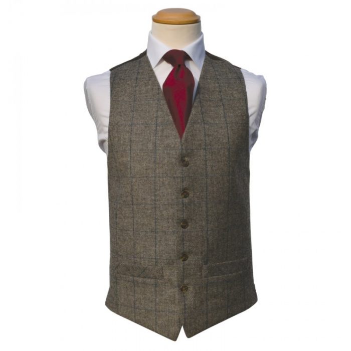 Tweed Brown Royal Waistcoat