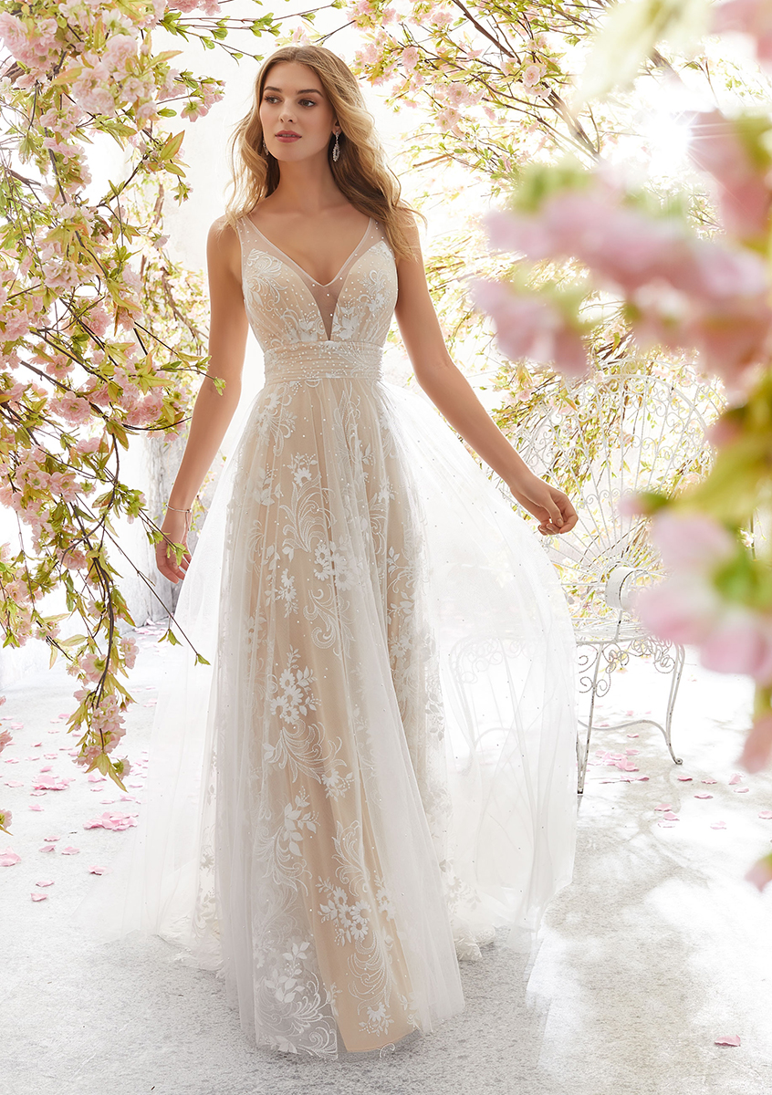Mori lee 6896 Libby Wedding Dress Catrinas Bridal