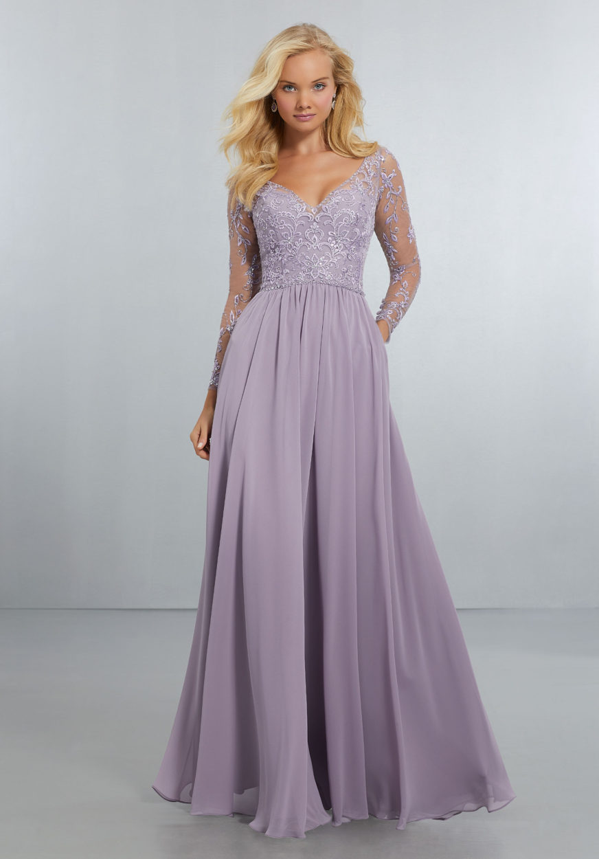 bridesmaid dresses with sleeves uk